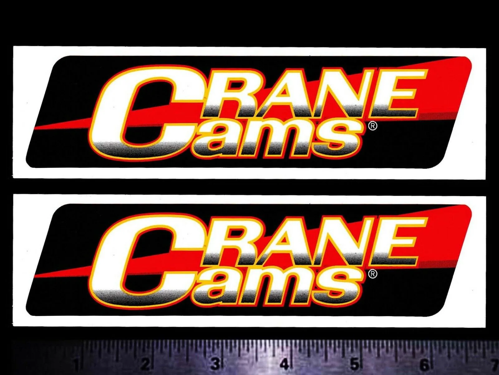 For x2 CRANE CAMS Original Vintage 1980's Racing Decals/Stickers