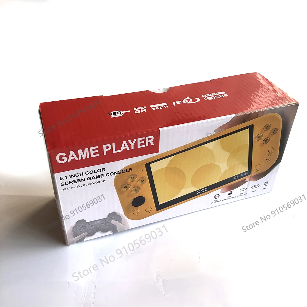 Latest TV Game Console X20 Handheld Game Console Handheld Game Player For Psp