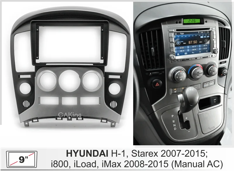 カーラジオフレーム Hyundai Matrix 2001-2010 Androidラジオオーディオダッシュフィッティングパネルキッ 車用ラジオフレーム  車用インダッシュフレーム 12.3インチ カーフレーム フェイシア アダプター Android ラジオ ダッシュ 車用ラジオフレーム 車の筋膜ダ  12.3 ... ラジオパネルフェイシア に適合する ヒュンダイ H1 に適合する スターレックス 2015-2018 ダブル Din カー ファシア