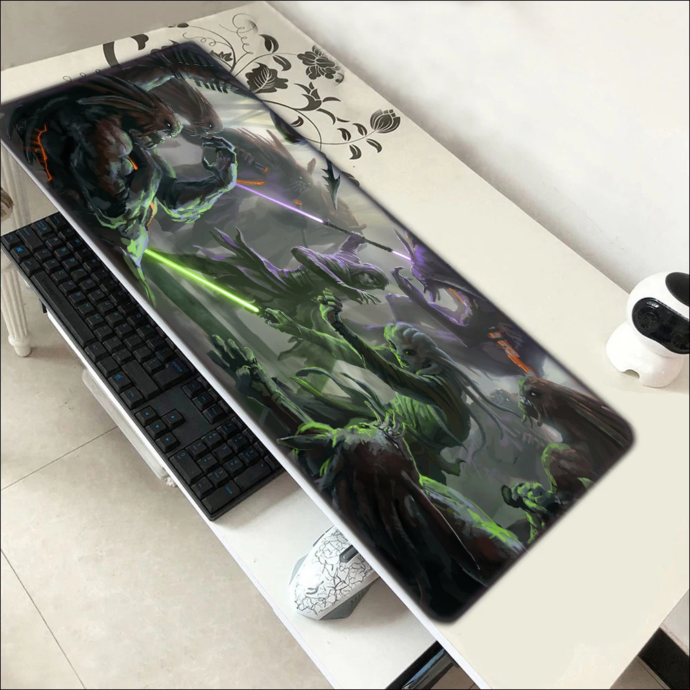 Большой игровой коврик для клавиатуры и мыши SOVAWIN 90x40 см компьютерный геймерский