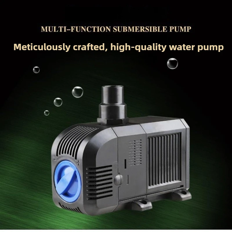 [Not Equipped with Water Pipes] Aquarium Submersible Pump High Strength Adjustable Filter Pump Fish Tank Home Mute Small Pump