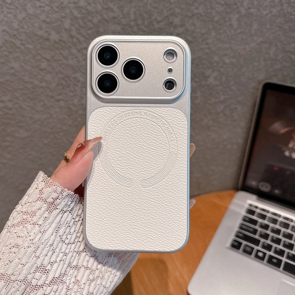 Leather Magnetic Phone Case - Luxury Shockproof Hard Protector Cover
