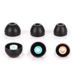 Silicone Earphone Case with Ear Pads and Cushion Tips - 3 Pairs (SML)