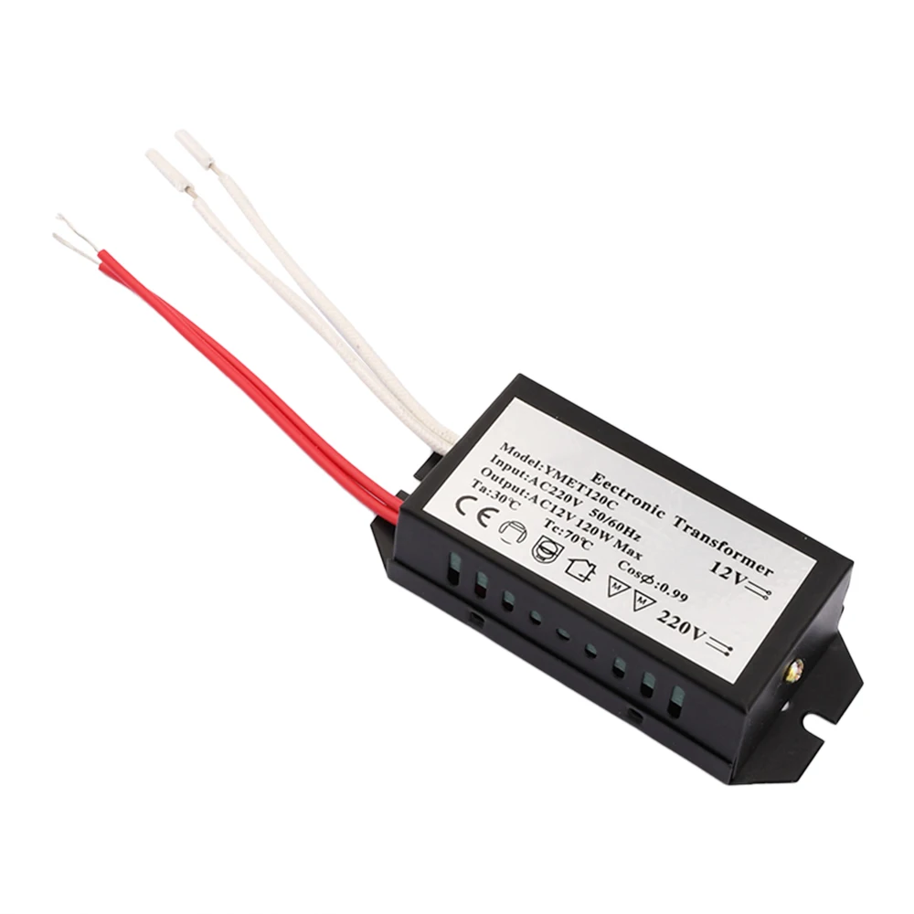 Power Transformer AC 220V to 12V Halogen Lamp Voltage Transformer 20/120/160W Voltage Step-down Converter Electronic Power Regulator