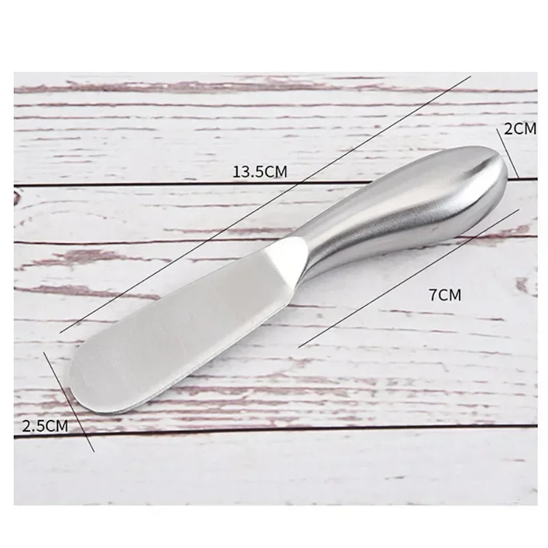Stainless Steel Cheese Knife Butter Cutter Kitchen Baking Tool Cake Cream Spatula Scraper Breakfast Sandwich Slicer Jam Spreader
