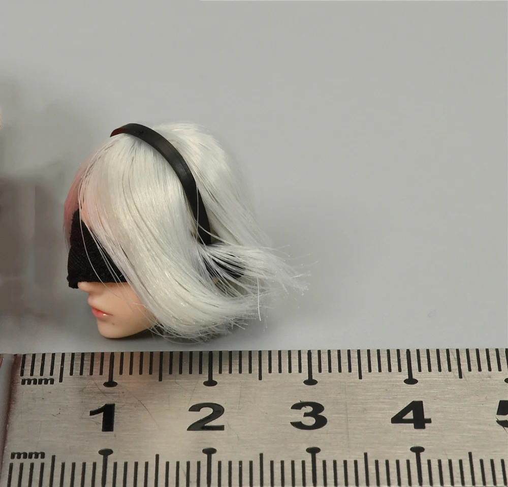 

1/12-я Супер утка SDMINI001 Сексуальная голова Нейла для механического возраста 2B, белое платье, юбка, костюм, 6 дюймов, экшн-боди