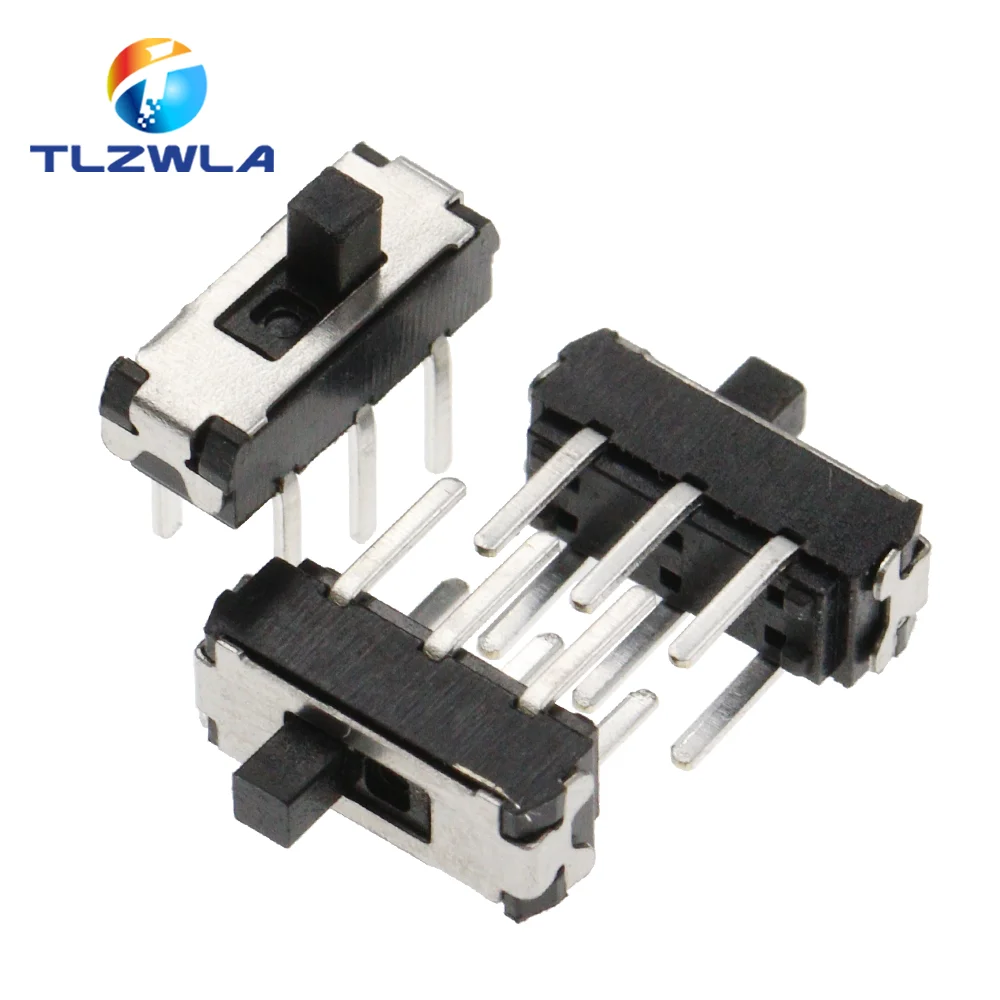 Mini Miniatura Dip Slide Switch 2p2t 6pin Handle Alta mm para Interruptor de Dvd 1000 Pcs Mss22d18