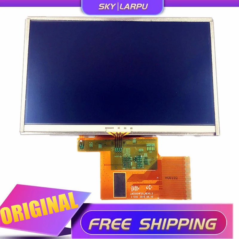 

5''Inch Complete LCD Screen LMS500HF05-007 For TomTom XXL 535 550 GPS LCD Display Panel TouchScreen Digitizer Repair Replacement