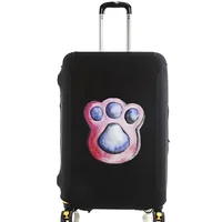 New Dog Footprints Pattern Luggage Protective Cover 18-28inch Trolley Baggage Travel Bag Covers Elastic Protection Suitcase Case 2