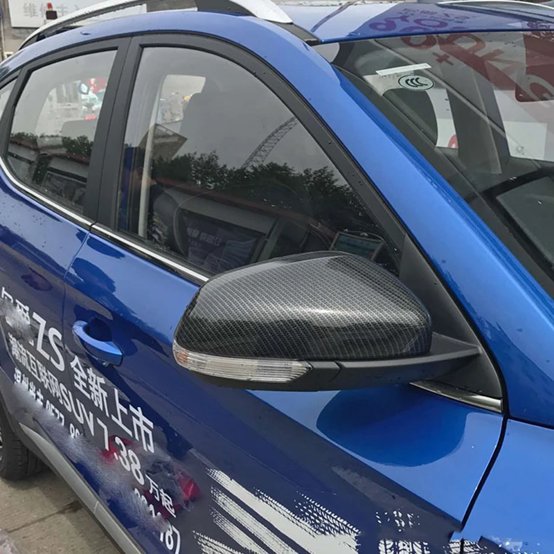 Per Mg Zs Abs Side Rear View Mirror Cover Trim Stripe Accessori
