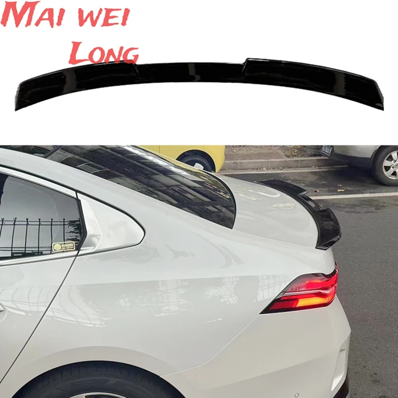 

Для BMW Новинка 5 серии G60 i5 2024 + 520i 525i 528i 530i 535i M СТИЛЬ УГЛЕРОДНЫЙ глянцевый черный задний багажник крышка автомобильный спойлер Крылья тюнинг