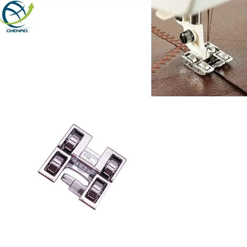 HouseholdSewingMachineLeatherRollerFootMetalRollerPresserFoot