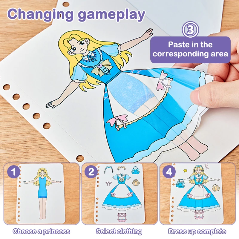 4Pcs Fantasy Princess C Kid Toy Fashion Drawing Creative Poke Art Book For Girls  Ages 8-12, Puzzle Puncture Painting With Princess Board Stickers, Kids Art  Education Book, Art Diy Craft Kit Gifts