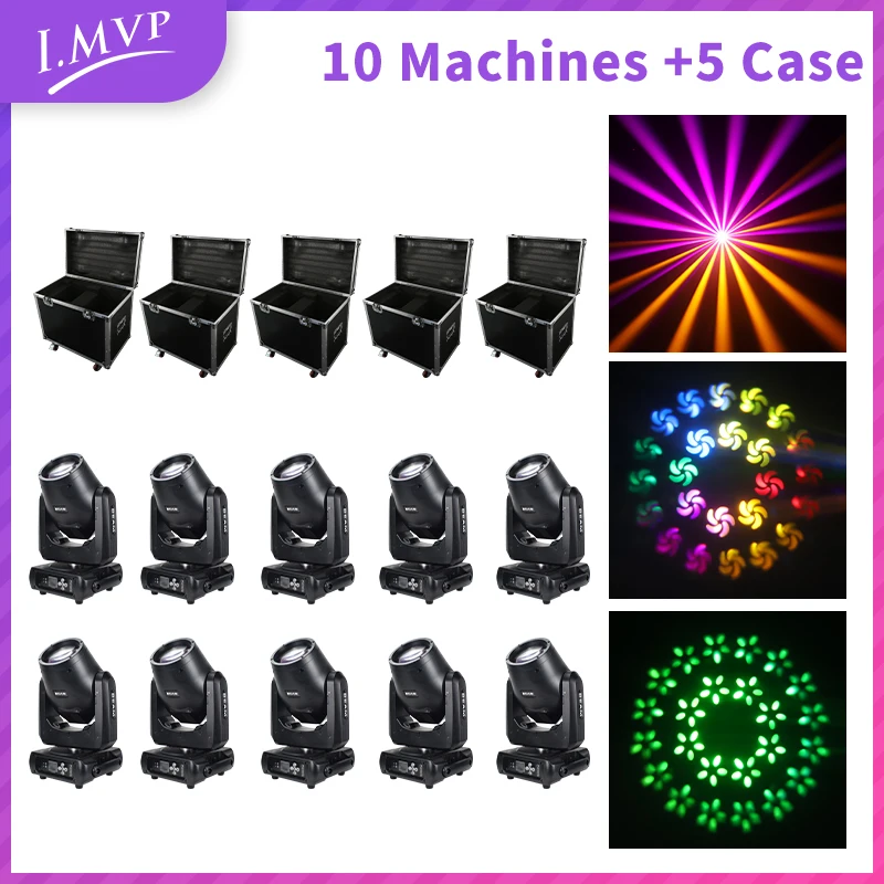 10Pcs Mini Sharpy 7R Beam 230W Flight Case Beam Lyre 7R Moving Head Light Beam 7R Sharpy 230 Luci Da Palcoscenico 230W 7R Beam Wash Spot