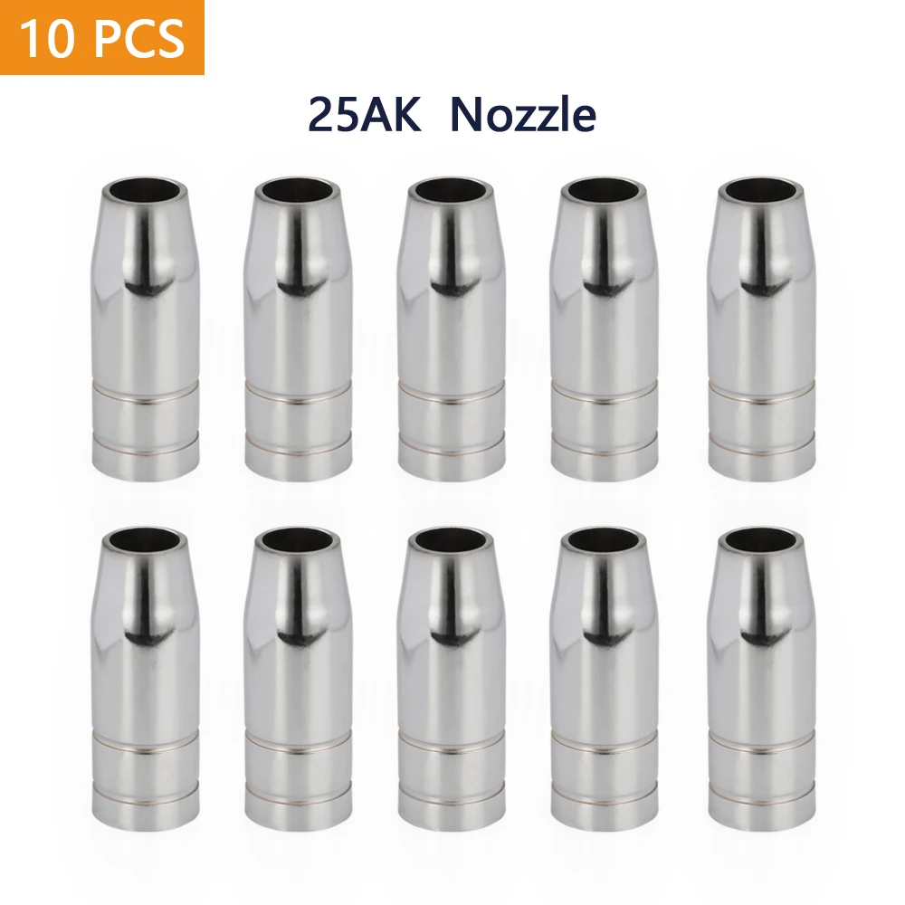 Binzel BW Style MB 25 25AK Nozzle 3pcs for Mig Welding Torch Consumables for mig welder