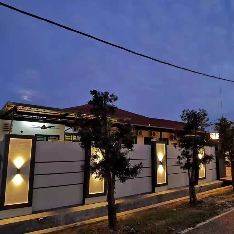 IP65 waterproof GU10 wall lamp, die-casting outdoor wall lamp, engineering lighting fence garden countyard villa 6