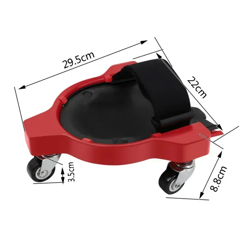 Multifunctional Kneeling Pulley Knee Pads Floor Tiles Seams Woodworking Universal Wheels Built in Foam Padded Mobile Kneepads