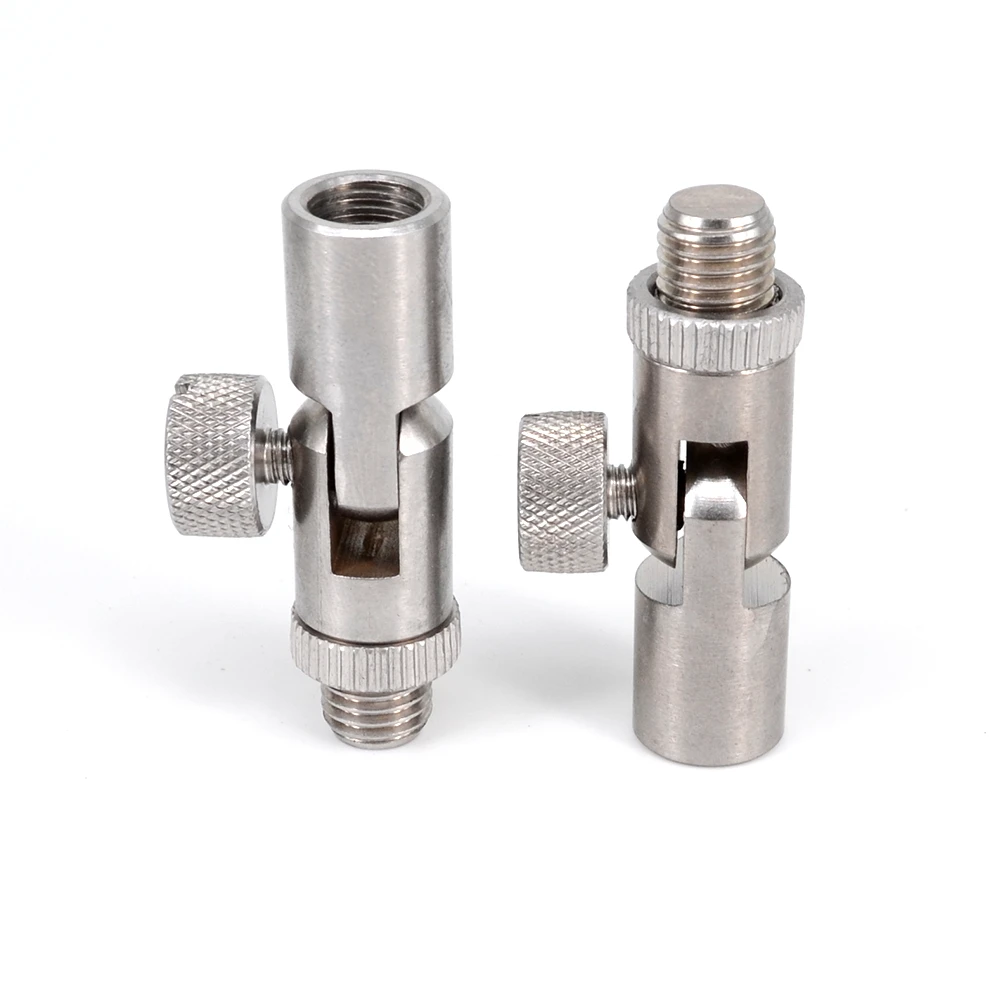 Stainless Steel Angle Adaptor Connector Rod Pod Bank Stick Rest Carp Fishing Tackle AQ203