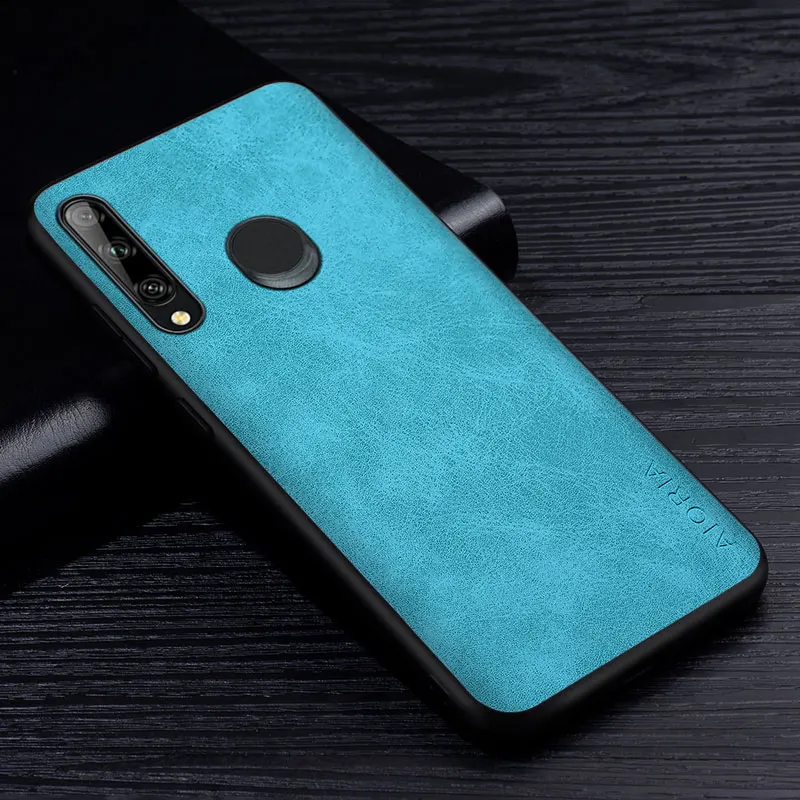 Premium PU Leather Scratch-Resistant Solid Color Phone Case