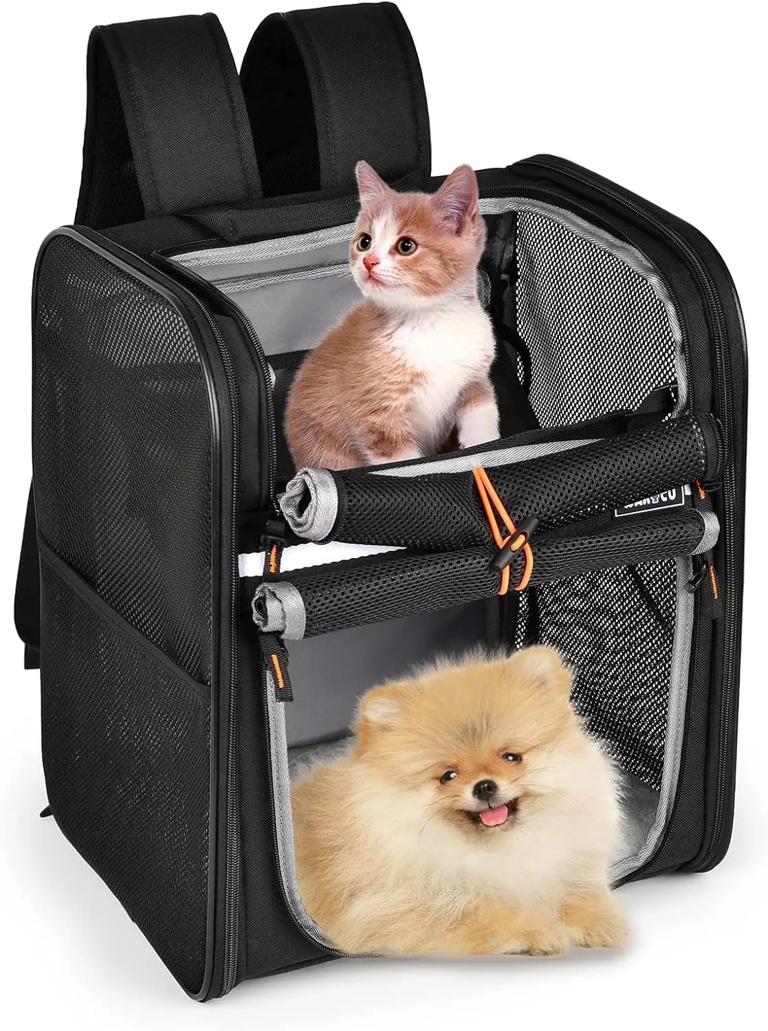Cat Dog Backpack Carrier Foldable Pet Bag 2 Portable Breathable Carriers Conveyors and Travel Transport Products Accessories