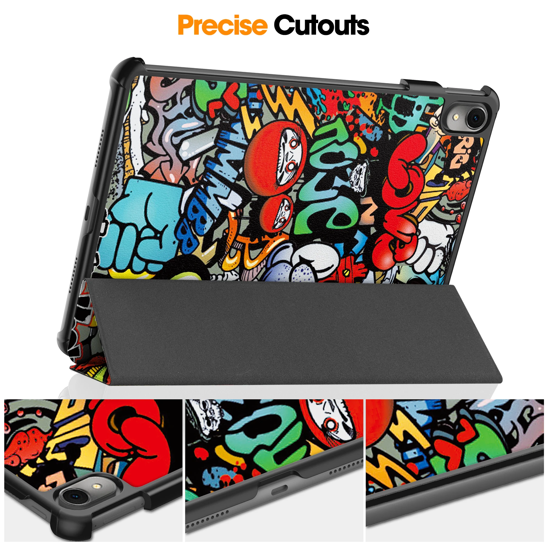 Premium Magnetic Folding PU Leather Tablet Case – High Quality Protective Shell for Huawei Matepad Series