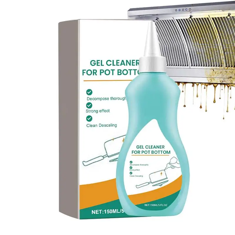 Pot Cleaner For Bottom Of Pans Multifunctional Scale Cleaner Wash Pot Gel 150ml Effective Powerful Kitchen Grease Rust