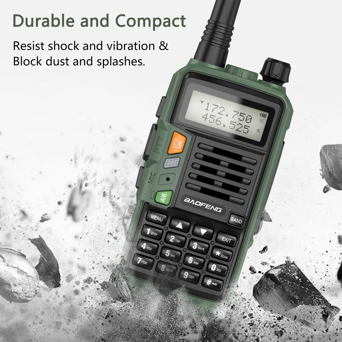 BAOFENG UV S9 Plus Powerful Handheld Transceiver with UHF VHF Dual Band 16 KM Long Range Walkie Talkie Ham UV 5R Two Way Radio 4