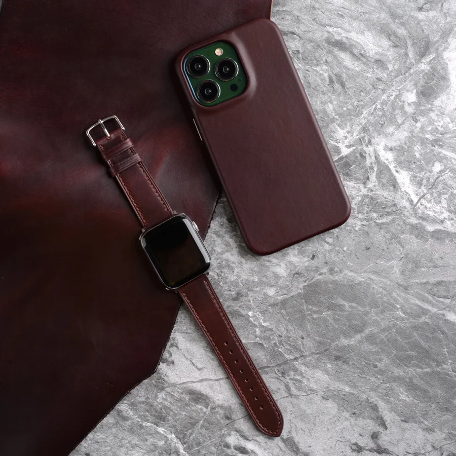 YMW Horween ũ  Ʈ,  ġ , 45mm, 44mm, 41mm, 49mm,    ð , iWatch Ultar 8 7 6