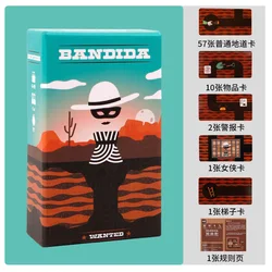 Bandido Bandida: Ultimate Strategy & Puzzle Board Game for All Ages - Perfect for Family Fun and Parties (Blue)