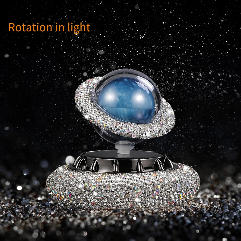 

Diamond planet solar car aromatherapy car decoration indoor decoration aromatherapy perfume decoration fresheners free shipping