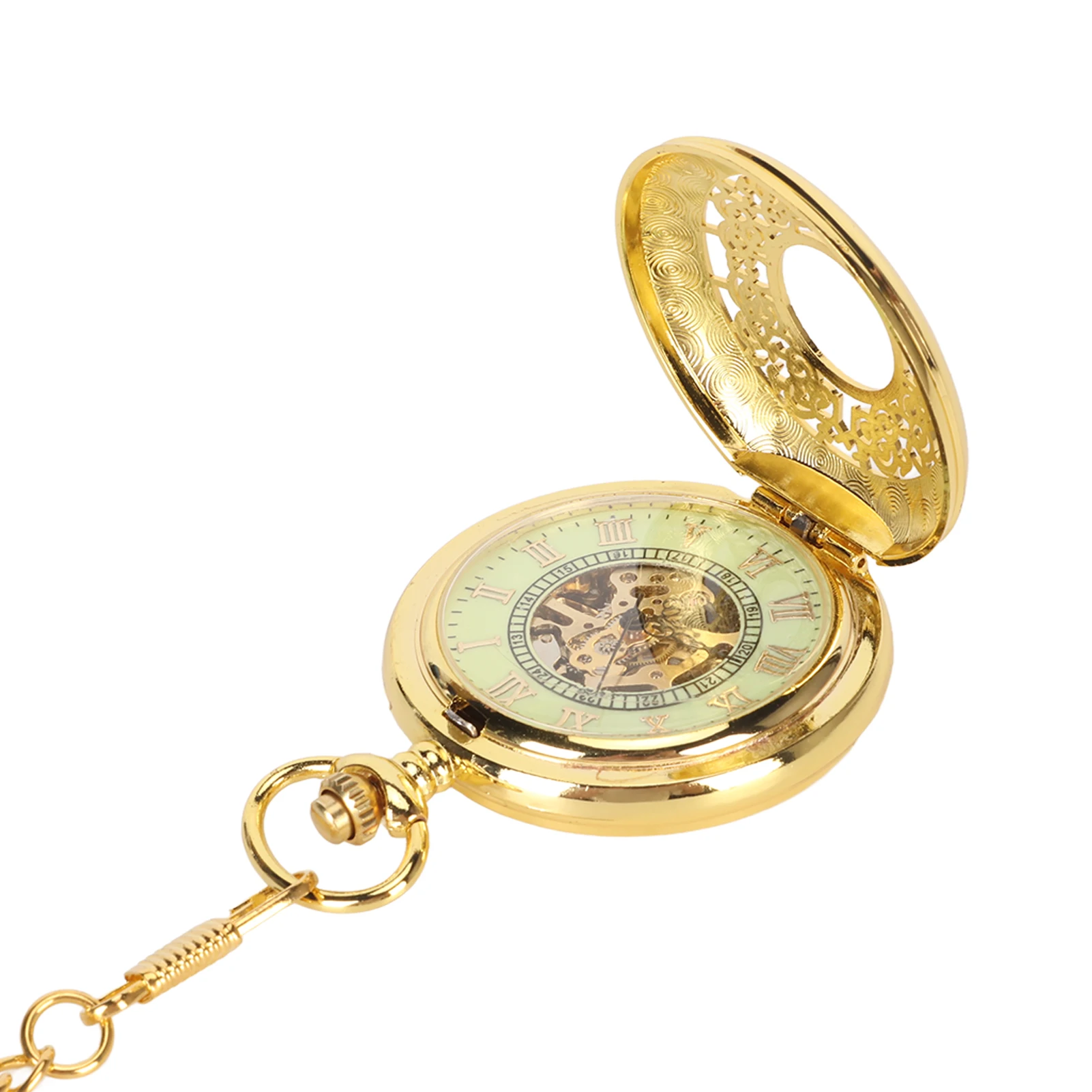 Vintage Mechanical Pocket Watch Hand Luminous Pocketwatch Vintage