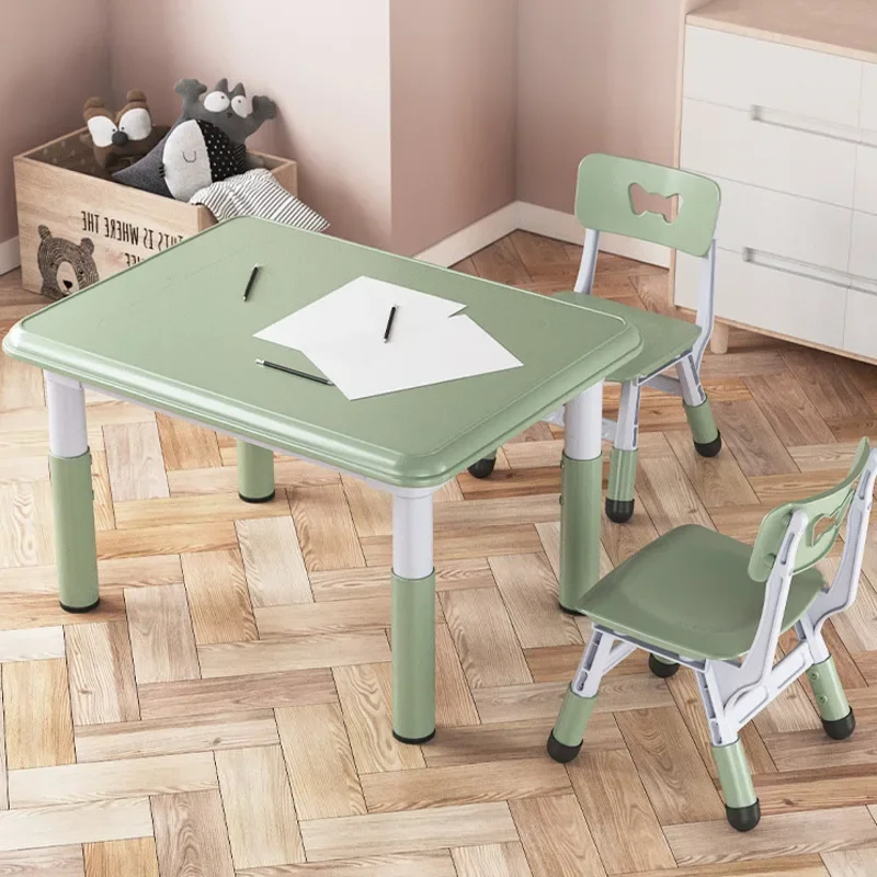 

Многофункциональный детский учебный стол и стулья, домашний пластиковый стул, игровой стол для детского сада, стол для рисования, можно приподнять и опустить