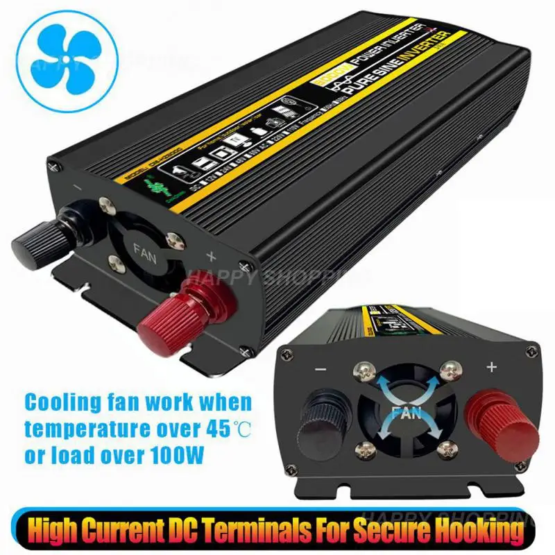 

Pure Sine Wave Inverter 10000W/12000W LED Display Car Inverter Converter Voltage Transformer DC 12/24/ /60V TO 220V 110V