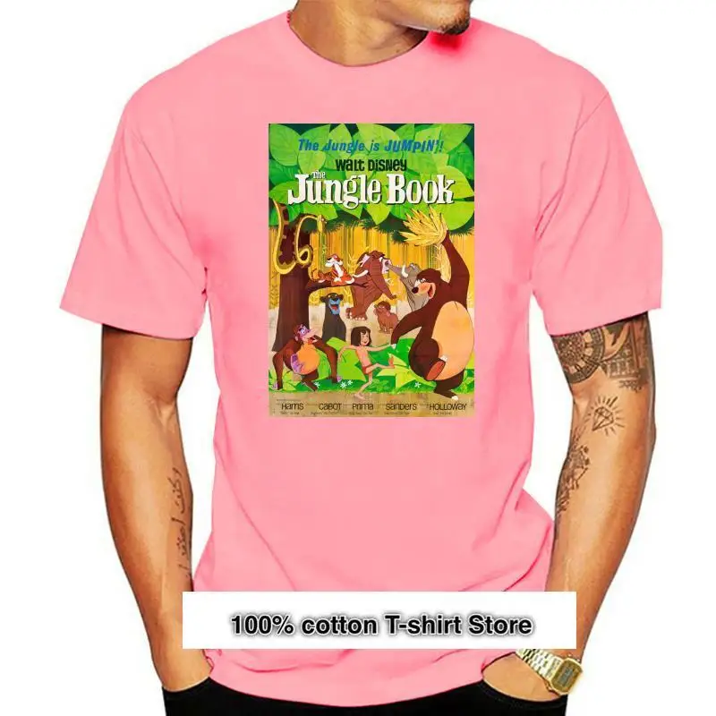 Camiseta Unisex Con Póster De Pelicula The Jungle Book De Los 60, Moderna, Moderna