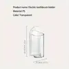 Wall Mount Electric Toothbrush Holder Space Saving Punch-Free Toothbrush Storage Rack Transparent Electric Toothbrush Base 6