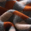 New Men's 100% Pure Cashmere Wool Sweater O-neck Color Matching Pullover Autumn Winter Casual Thick Fashion Large Size Top 4