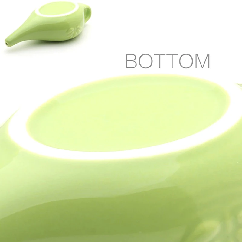 Ceramic Neti Pot Nasal Wash System Cleaner 250ml Nose Washing Kit For Sinus Rhinitis Allergy Nose Yoga Detox Rinse nasal irrigator set