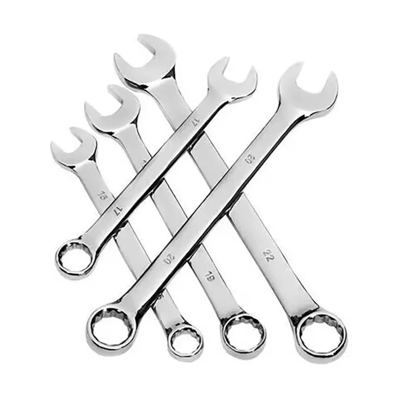 Dual-Use Metric Ratcheting Combination Wrench Kit for Automotive Repair without Models