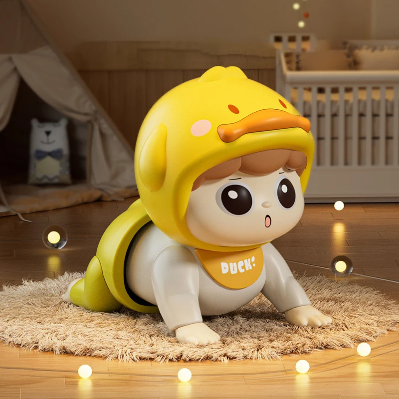 Baby Crawling Toys with Sound Electric Baby Doll Toy for Toddler Learn To Climb Educational Toddler Moving Toy 0-6-12Months Gift 6