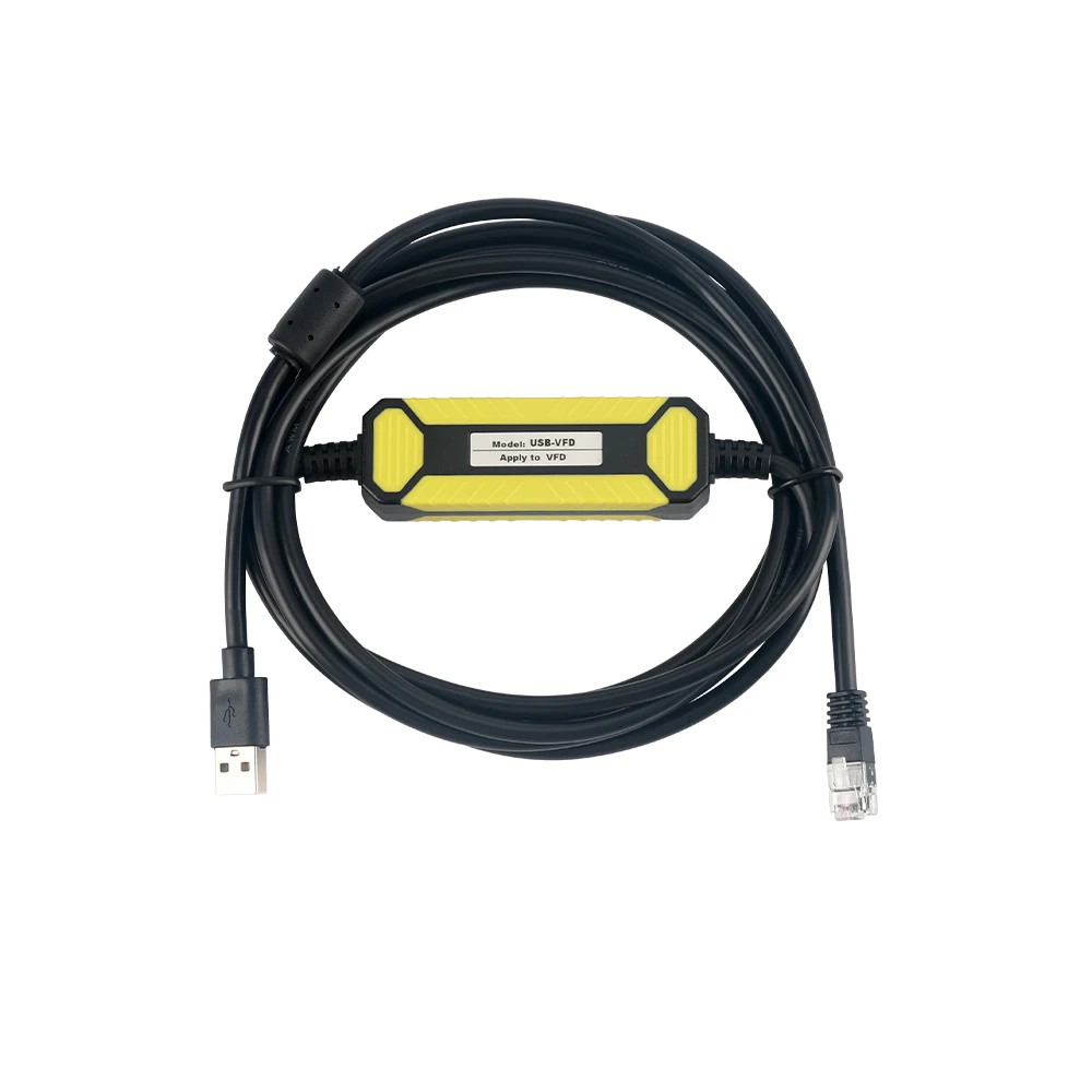 USB-VFD 프로그래밍 케이블 델타 VFD-E/EL/ED/CH2000 시리즈 주파수 변환기 VFD-USB01 RJ45 에 적합
