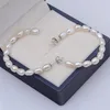 Solid 925 sterling silver stud 4 mm natural freshwater pearl big loop earrings hoop 6