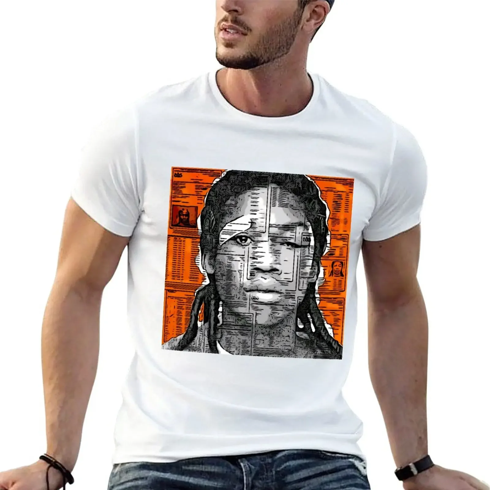 

Meek Mill Cartoon Album Cover T-Shirt sports fans anime clothes kawaii clothes mens t shirts casual stylish