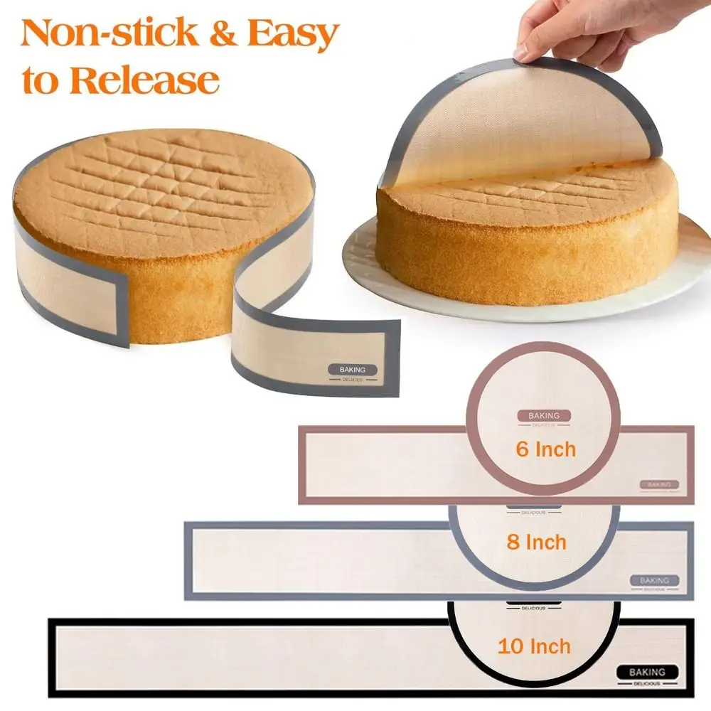 Silicone Cake Baking Mat Nonstick High Temperature Resistant Cake Pan Liner Easy To Release Baking Pan Liner