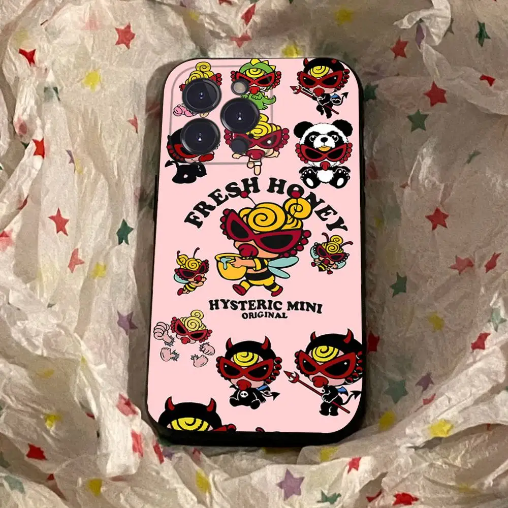 Hysteric Mini Japan Fashion Phone Case - Sleek Black Cover