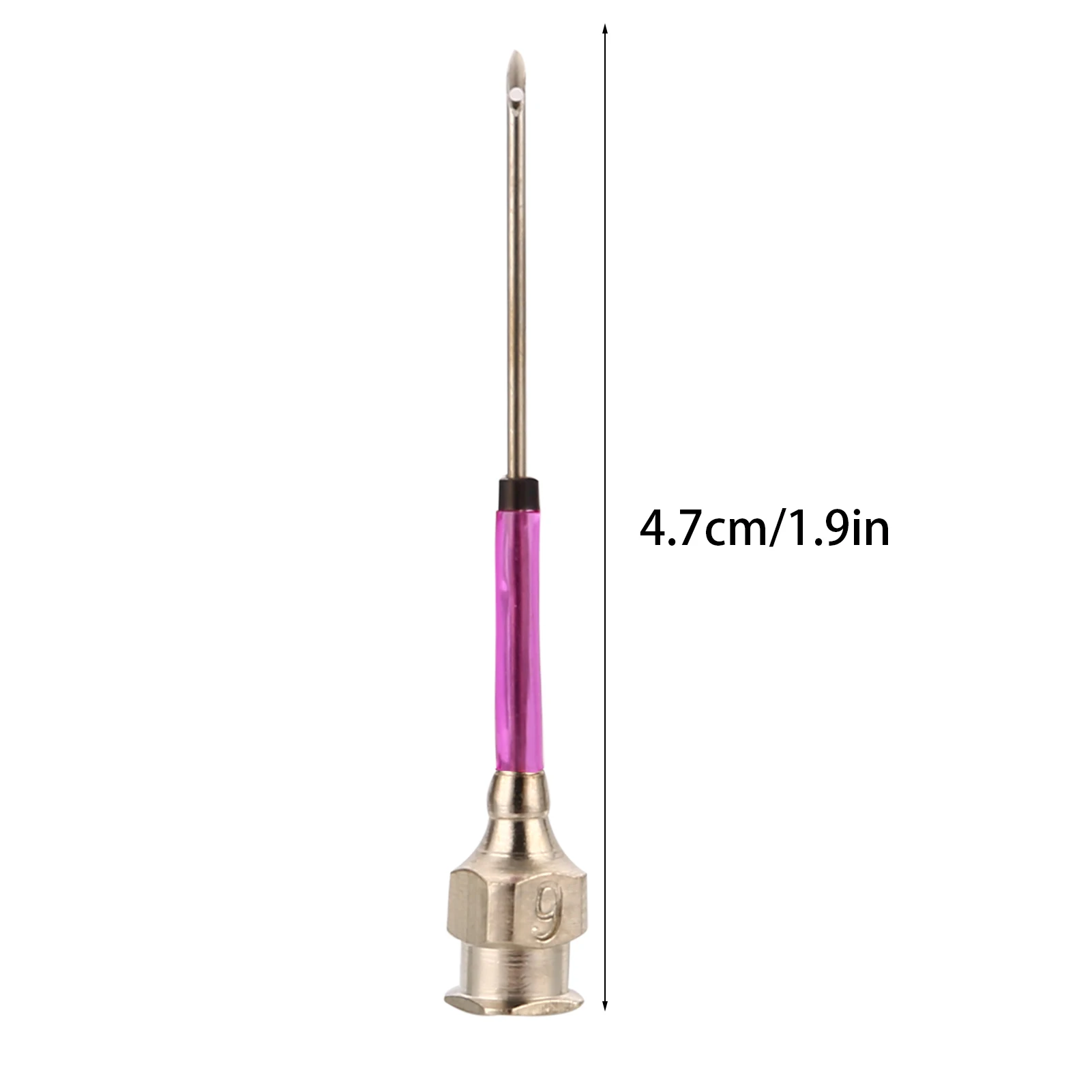 Hand Sewing Needles Tool Set Handle Punch Needle Metal Tube Ergonomic Design for Simple Embroidery DIY Sewing Craft Tool - 4