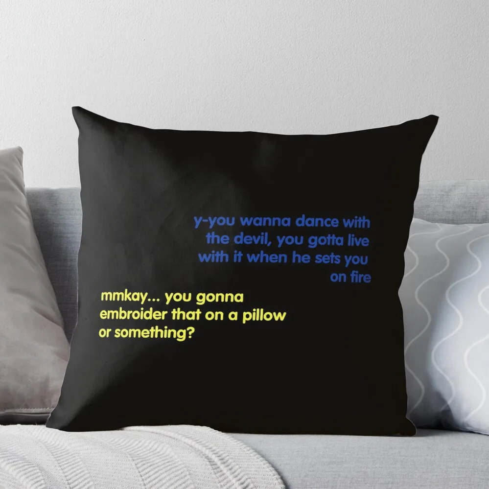 

You gonna embroider that - Buzzfeed Unsolved Throw Pillow Cushions For Children Decorative Cushion