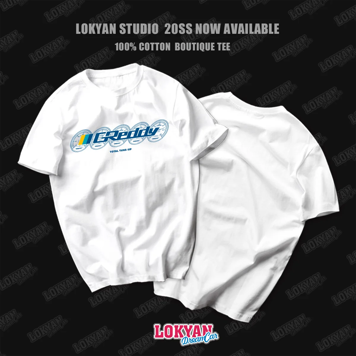 New GREDDY Short Sleeve Racing 5-meter car Culture Clothing JDM Workwear Bay Shore Midnight modified car T-shirt
