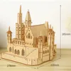 3D Puzzles Lost Castle Wooden Assembly Model Kit Handmade Toys model building kits wood DIY Assembly Jigsaw Toy for Kids Adults 6