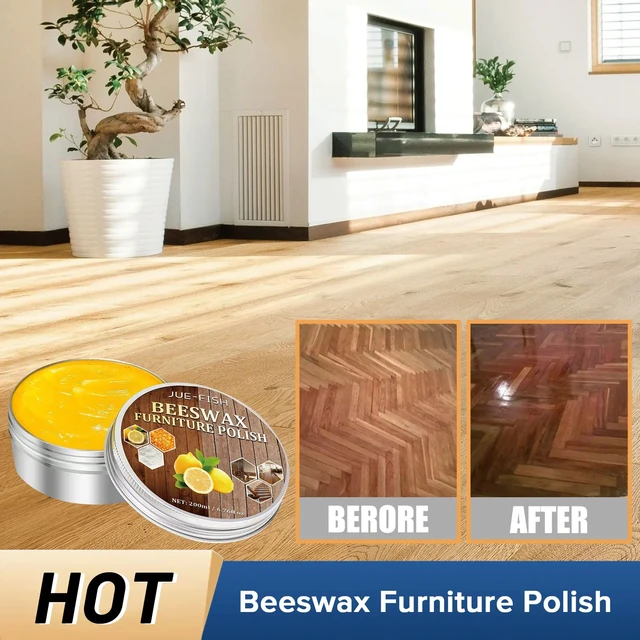 Reparador para arañazos de madera, cera de abeja, pulido, reparación de  muebles de suelo de madera