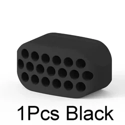 Jaw Exerciser Ball Set for Facial Muscle Toning and Anti-Aging - Food-Grade Silica for Chin and Cheek Lift (1PC Black)